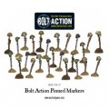Bolt Action 25 Assorted Pinned Markers