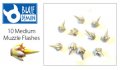 Blue Demon Games Battle Effects Medium Muzzle Flashes (10 Pieces)