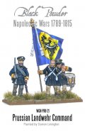 Black Powder Prussian Landwehr Command - Warlord Games