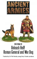 Unleash Hell! - Roman General and Warhound - Warlord Games